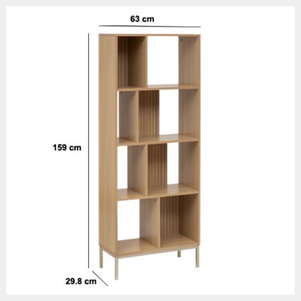 5five - Libreria GRID 63x159x30 cm marrone