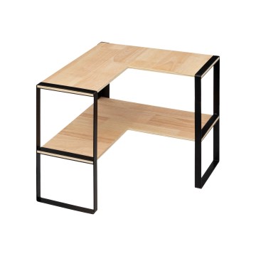 5five - Mensola angolare PALO 40x40 cm beige/nero