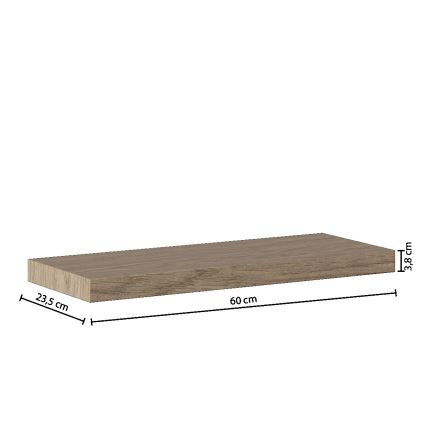 5five - Mensola da parete HYLE 60x24 cm rovere