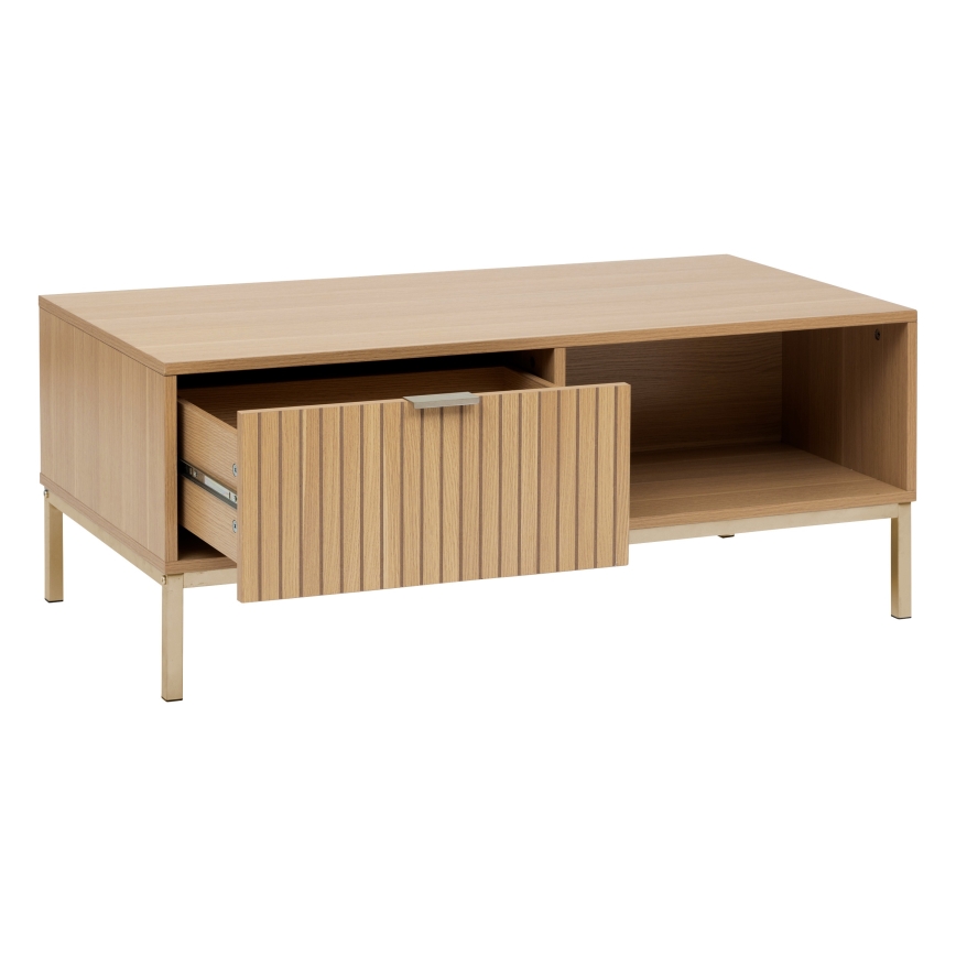 5five - Tavolino da salotto ESEN 100x40 cm marrone