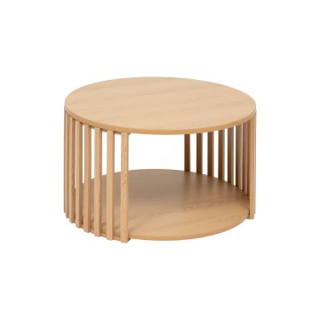 5five - Tavolino da salotto VINKY Ø 60 cm marrone