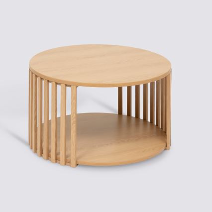 5five - Tavolino da salotto VINKY Ø 60 cm marrone