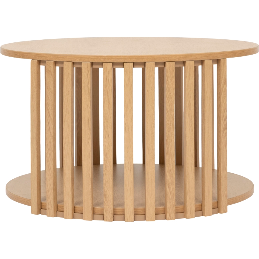 5five - Tavolino da salotto VINKY Ø 60 cm marrone