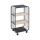 5five - Tavolino/ripiano mobile COLGE 74x43 cm nero/beige
