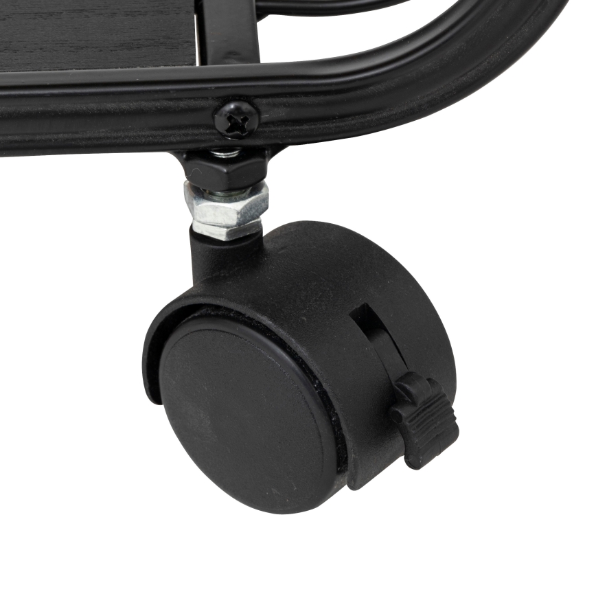 5five - Tavolino/ripiano mobile COLGE 74x43 cm nero/beige