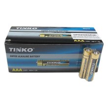 60 pz Batteria alcalina TINKO AAA 1,5V