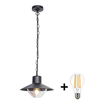 Brilagi - Lampada a sospensione da esterno LED VEERLE 1xE27/60W/230V IP44