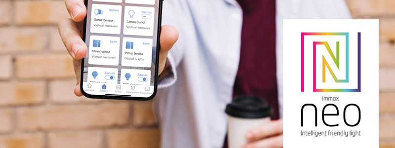Controlla la luce intelligente con Immax Neo