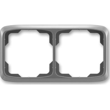 ABB 3901A-B20 S2 - Cornice doppia TANGO grigio scuro