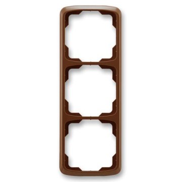 ABB 3901A-B31 H - Cornice tripla TANGO marrone