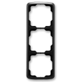 ABB 3901A-B31 N - Placca tripla TANGO nera