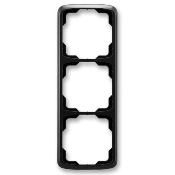 ABB 3901A-B31 N - Placca tripla TANGO nera