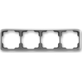 ABB 3901A-B40 S2 - Cornice quadrupla TANGO grigio scuro