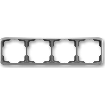 ABB 3901A-B40 S2 - Cornice quadrupla TANGO grigio scuro