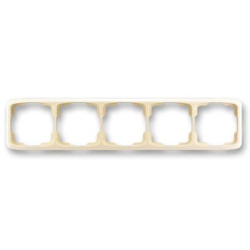 ABB 3901A-B50 C - Cornice a cinque posti TANGO avorio