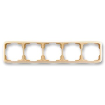 ABB 3901A-B50 D - Cornice a cinque posti TANGO beige