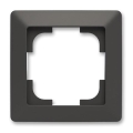 ABB 3901T-A00010 137 - Cornice singola ZONI nero opaco