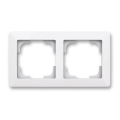 ABB 3901T-A00020 500 - Cornice doppia ZONI bianca