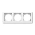 ABB 3901T-A00030 240 - Cornice tripla ZONI bianco opaco