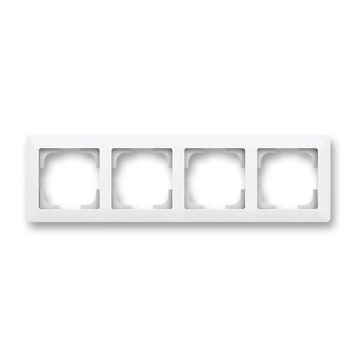ABB 3901T-A00040 240 - Cornice a quattro posti ZONI bianco opaco