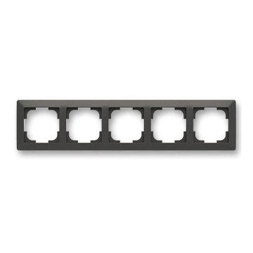 ABB 3901T-A00050 137 - Cornice a cinque posti ZONI nero opaco