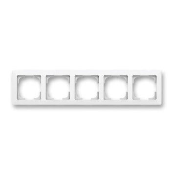 ABB 3901T-A00050 240 - Cornice a cinque posti ZONI bianco opaco