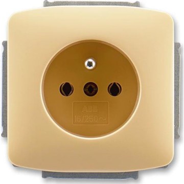 ABB 5518A-A2349 D - Presa domestica senza cornice TANGO 250V beige