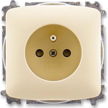ABB 6619A-A06357 C - Presa domestica senza cornice TANGO 250V avorio