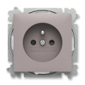 ABB 6619T-A06657 244 - Presa domestica senza placca ZONI 250V greige