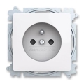 ABB 6619T-A06657 500 - Presa domestica senza cornice ZONI 250V bianca