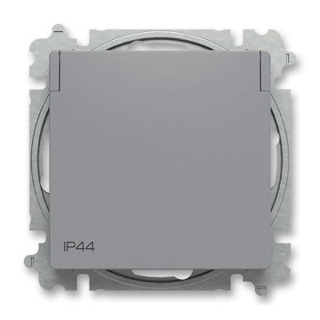 ABB 6619T-A06995 241 - Presa domestica senza cornice ZONI 250V IP44 grigia