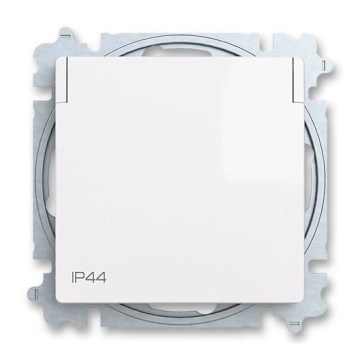 ABB 6619T-A06995 500 - Presa domestica senza cornice ZONI 250V IP44 bianca