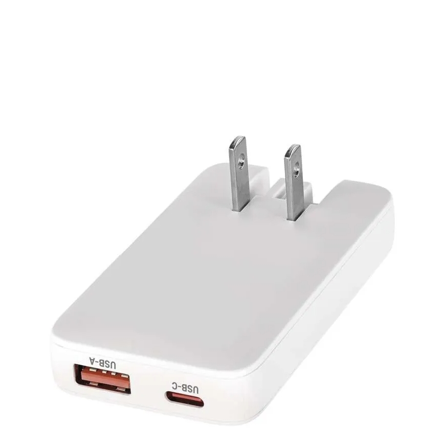 Adattatore da viaggio USB GaN con spine intercambiabili 100-250V
