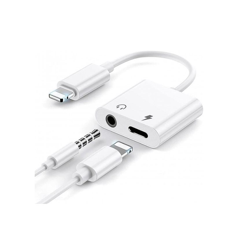 Adattatore Lightning per AUX + Lightning