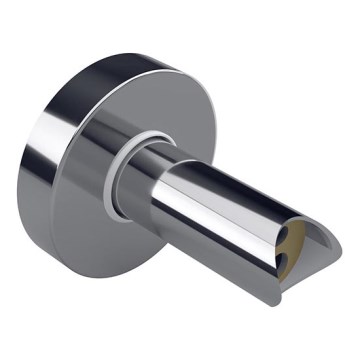 Adattatore per collegamento a scomparsa per scaldasalviette elettrici da parete 6,4x6,4 cm, finitura argento