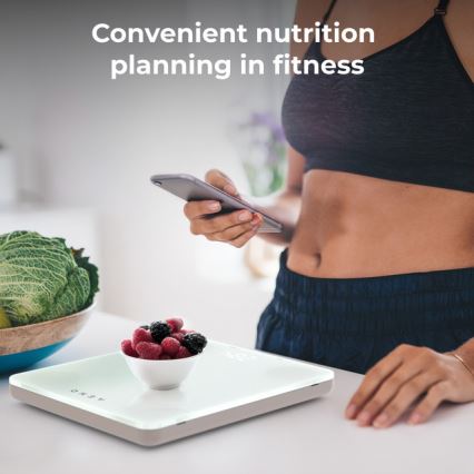 AENO - Bilancia da cucina smart 3xAAA Bluetooth