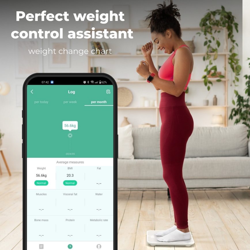 AENO - Bilancia personale smart 3xAAA