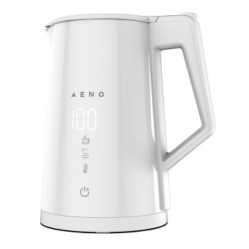 AENO - Bollitore elettrico intelligente con display LED 1,7 l 2200 W/230 V bianco
