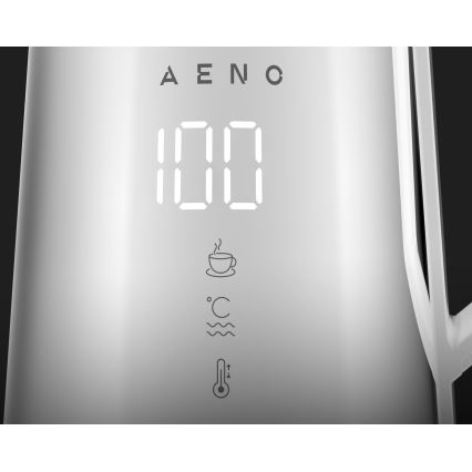AENO - Bollitore elettrico intelligente con display LED 1,7 l 2200 W/230 V bianco
