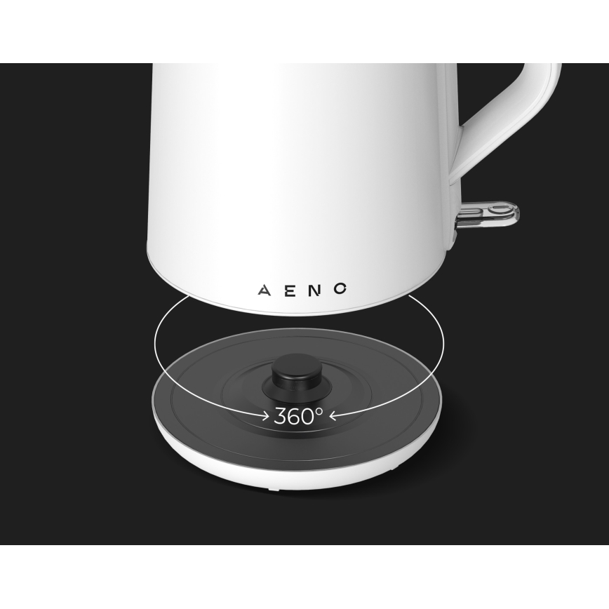 AENO - Bollitore rapido 1,5 l, 2200 W/230 V, bianco