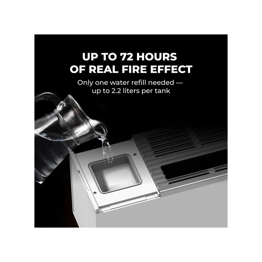 AENO - Convettore elettrico intelligente 1000/2000W bianco