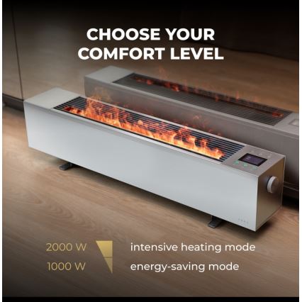 AENO - Convettore elettrico intelligente 1000/2000W bianco