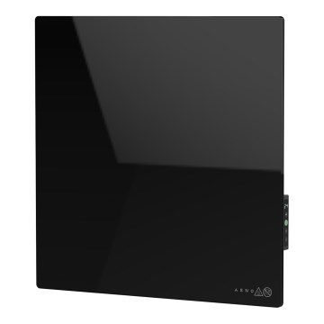 AENO - Pannello a infrarossi elettrico intelligente 500W con timer/termostato Wi-Fi, nero