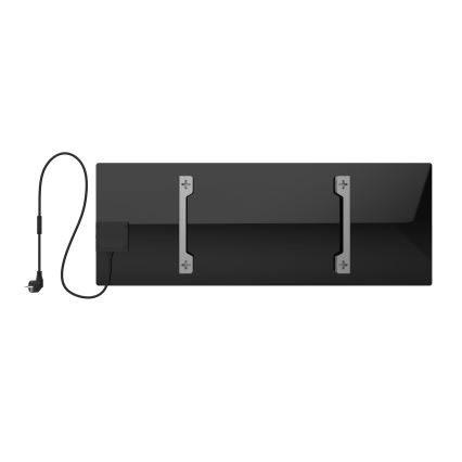AENO - Pannello elettrico intelligente a infrarossi 700W timer/termostato IP44 Wi-fi nero
