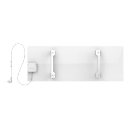 AENO - Pannello infrarosso elettrico intelligente 700W timer/termostato IP44 Wi-Fi bianco