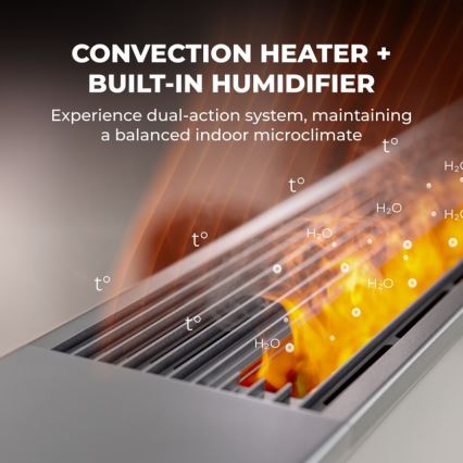 AENO - Termoconvettore elettrico intelligente 1000/2000W bianco