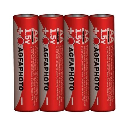 4 pz Batteria allo zinco AA 1,5V