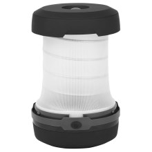 Aigostar 102703LWV - Lampada LED portatile pieghevole LED/1,4W/3xAA nero/grigio