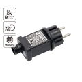 Aigostar - Adattatore di alimentazione esterno 9W/31V/8 funzioni IP44 nero