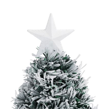 Aigostar - Albero di Natale LED da esterno 55 LED/8 funzioni 0,6 m IP44 bianco freddo